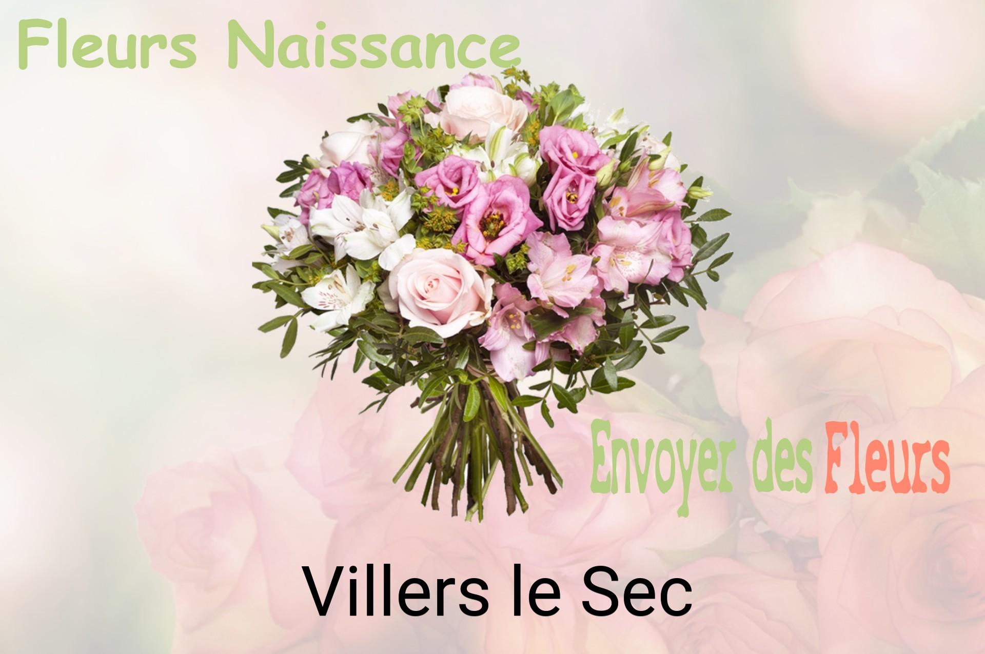 Bouquet de fleurs de naissance livré à Villers-le-Sec